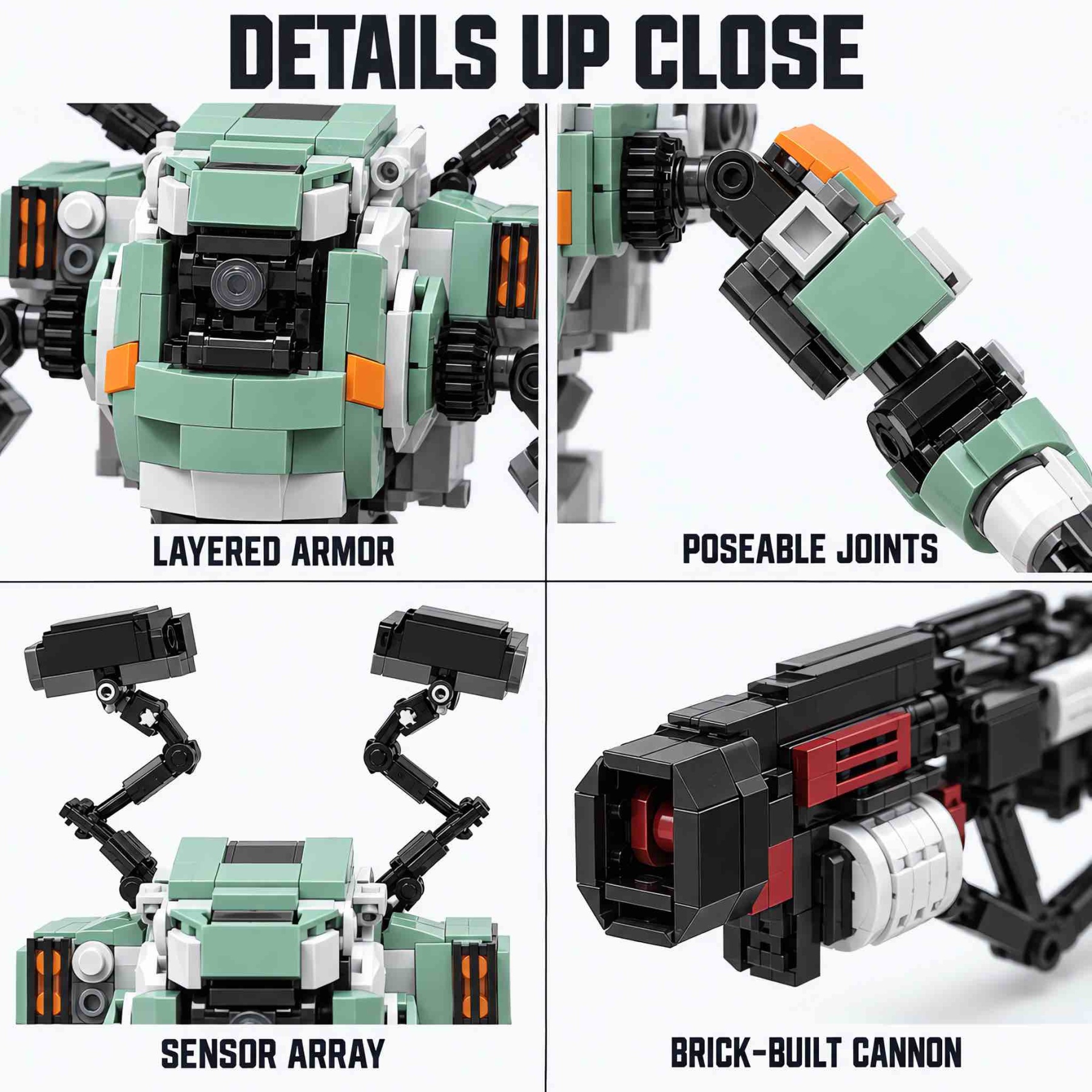 BT-7274 Inspired Vanguard Titan Mecha Building Set
