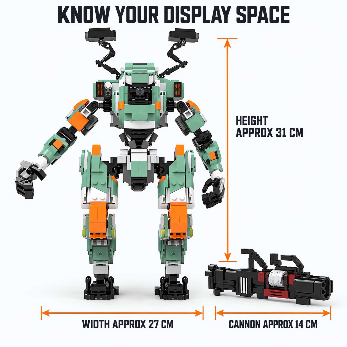 BT-7274 Inspired Vanguard Titan Mecha Building Set