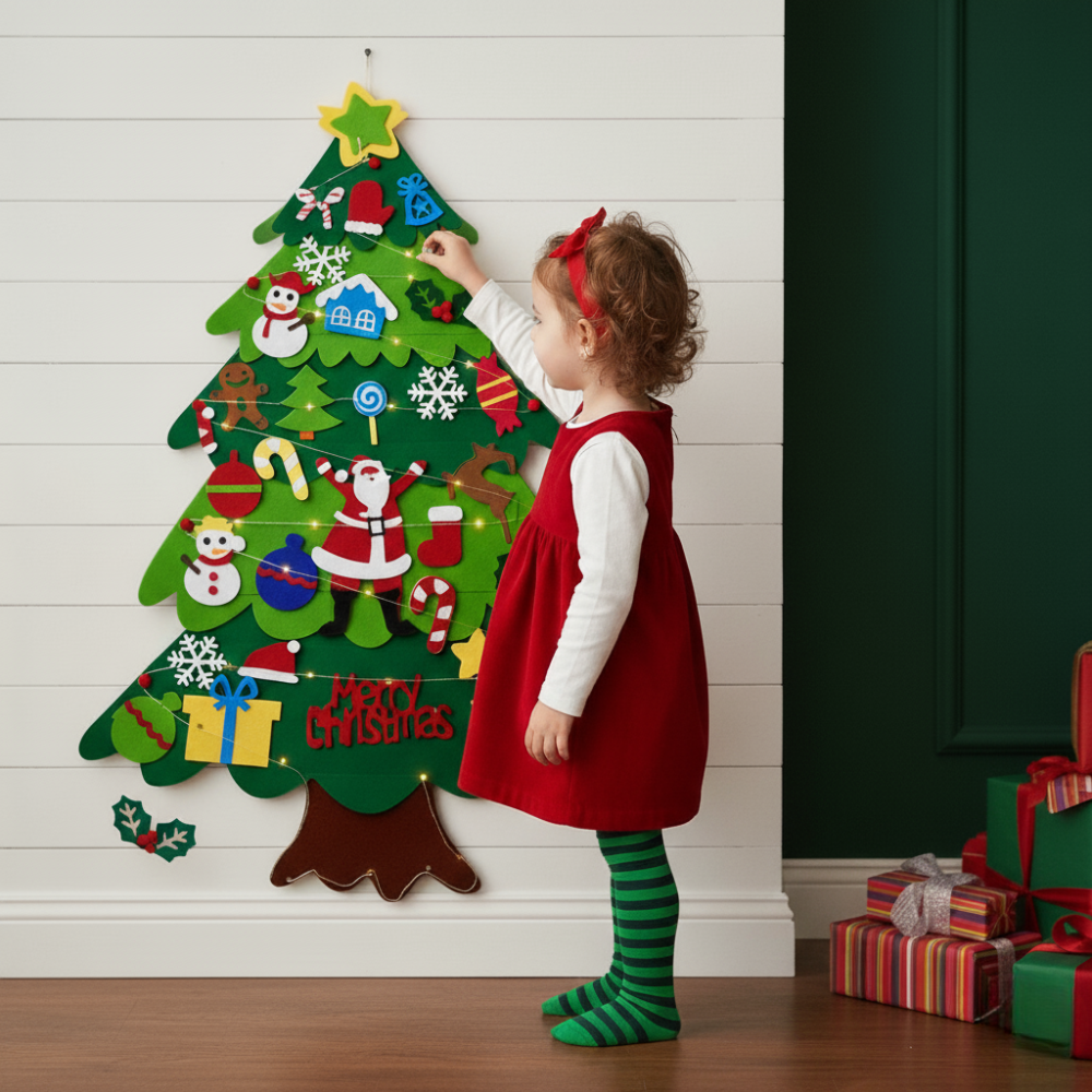 Felt Christmas Tree for Toddlers