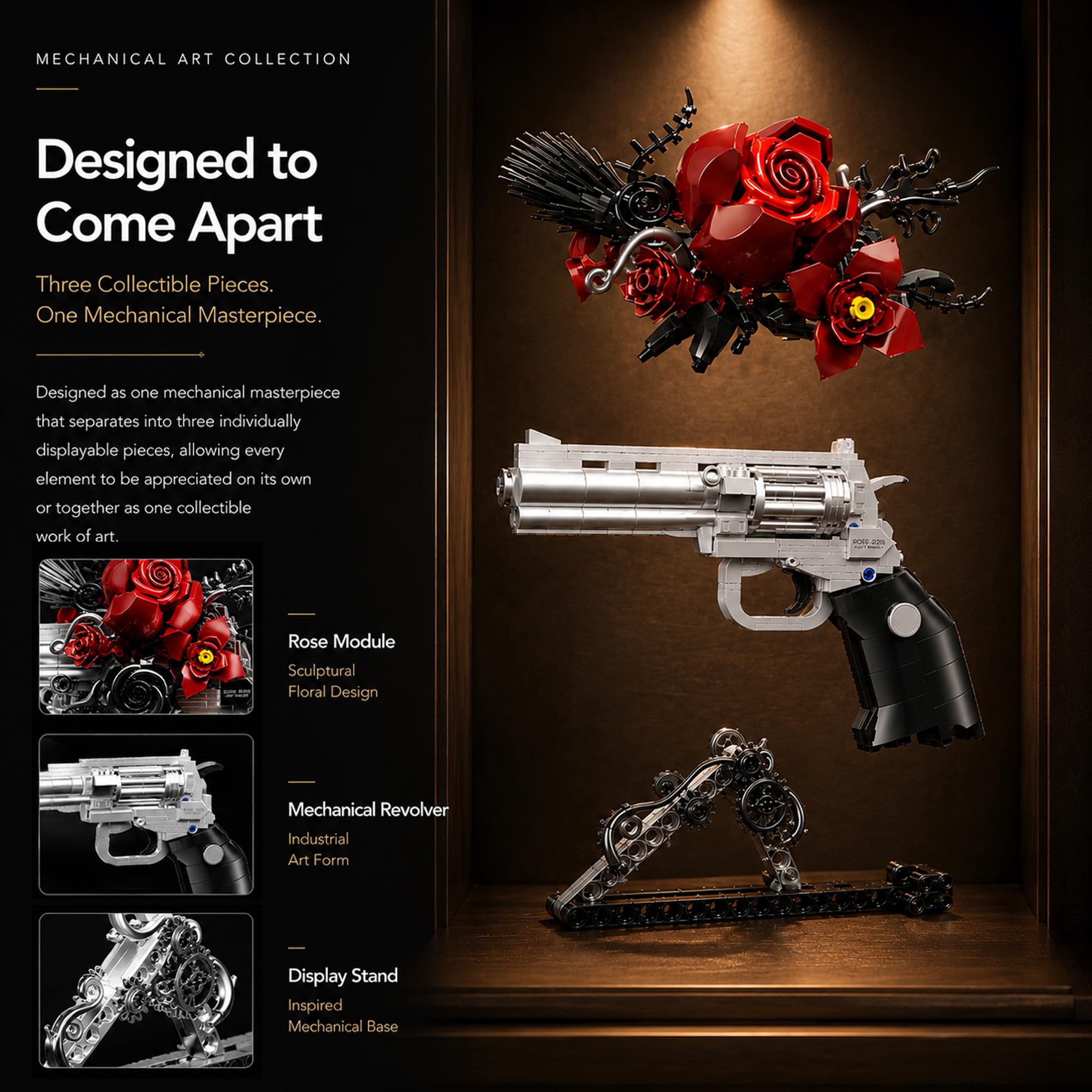 Floral Revolver Building Set 