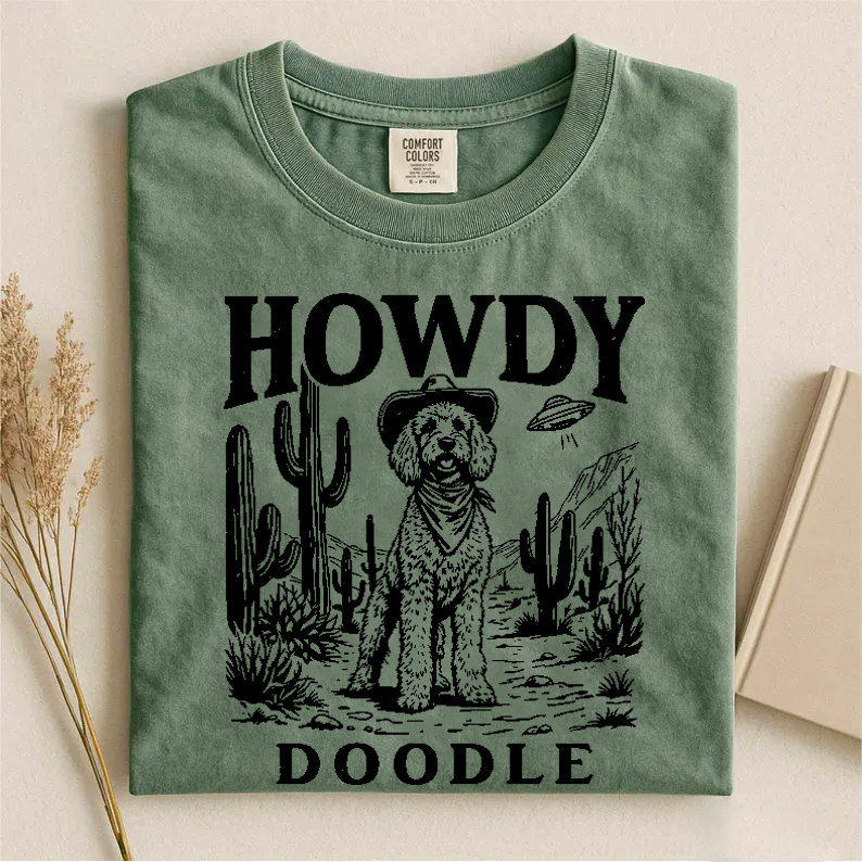 Howdy Goldendoodle T-shirt
