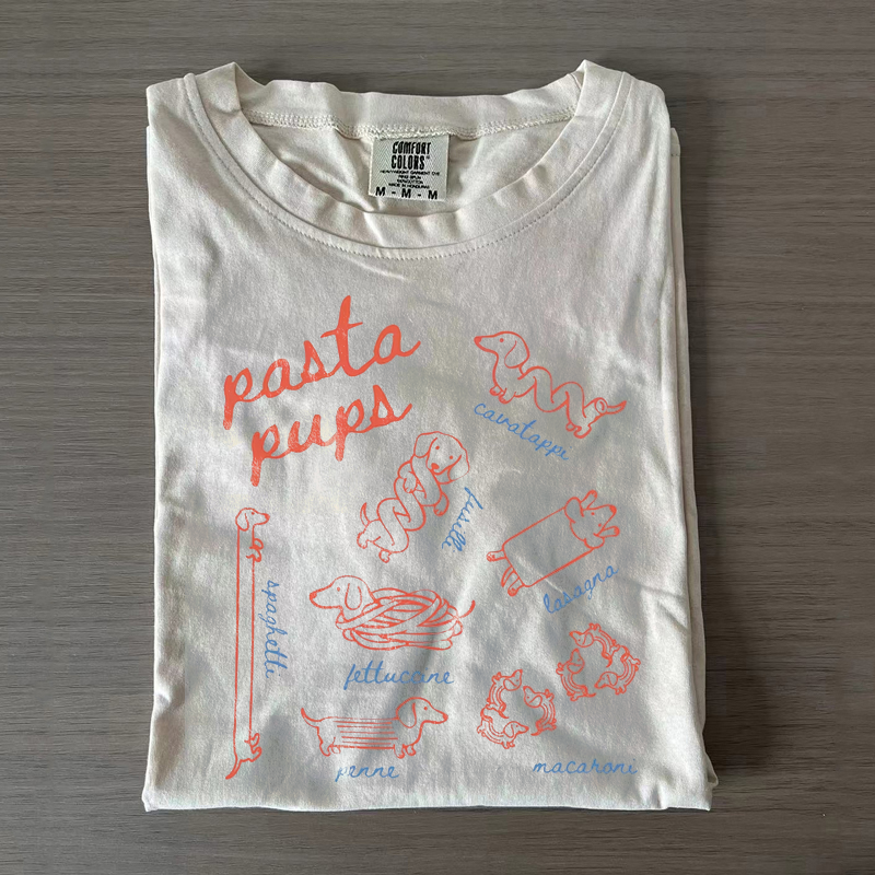 Pasta Pups Dachshund T-shirt