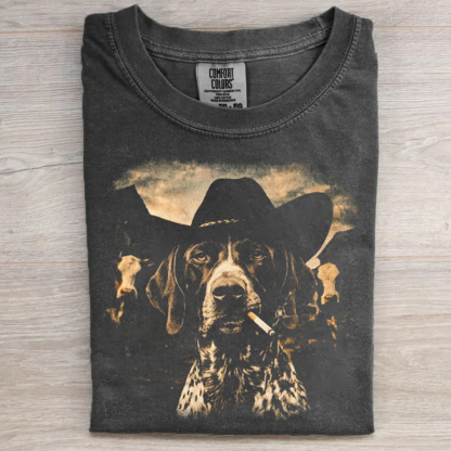 German Shorthair Pointer Western Graphic T-shirt