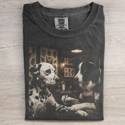 Funny Dog Tattoo T-shirt