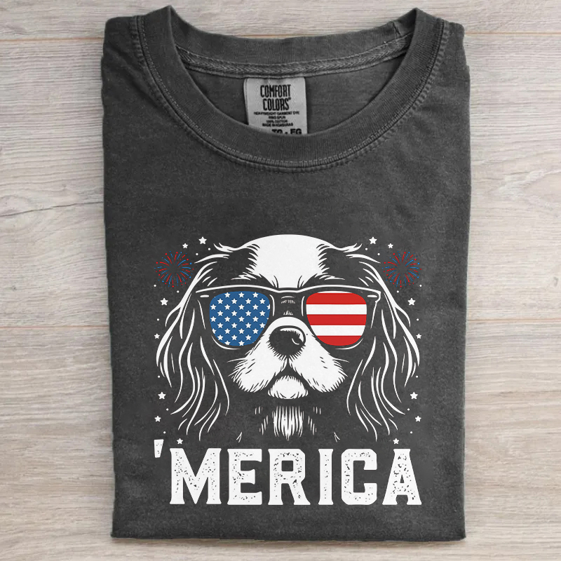 Cavalier King Charles 'Merica T-shirt