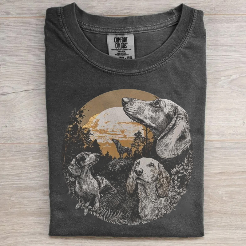 Dachshund Hiking T-shirt
