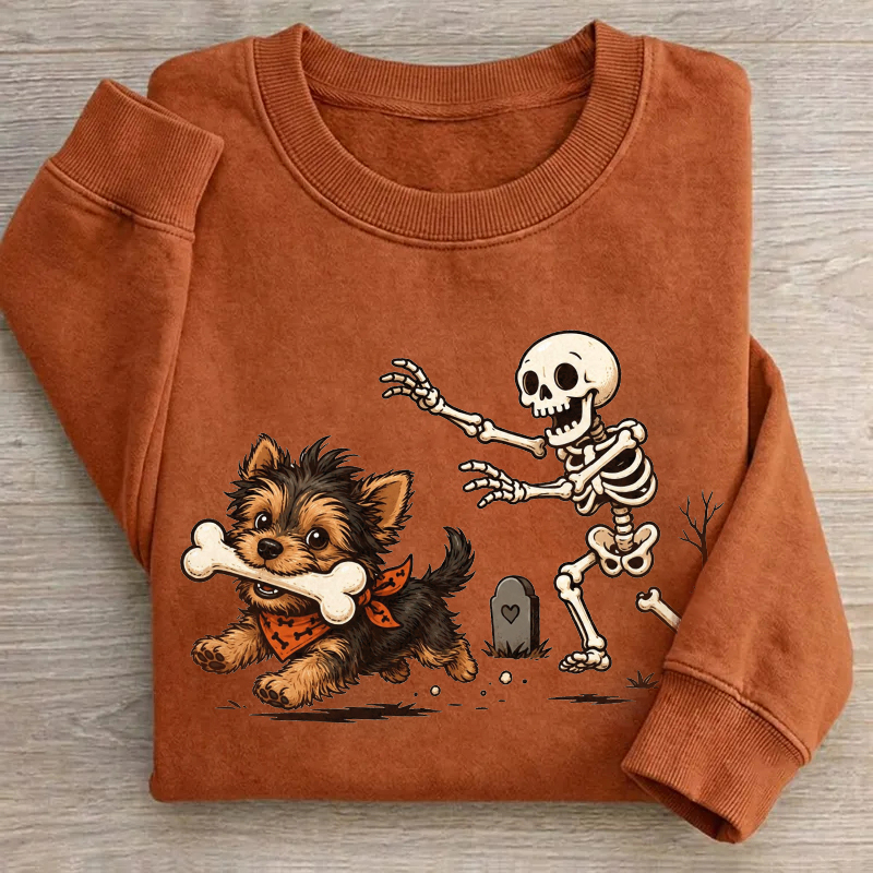 Yorkie Halloween Sweatshirt