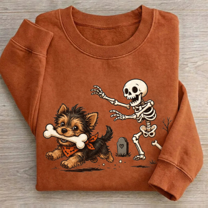 Yorkie Halloween Sweatshirt