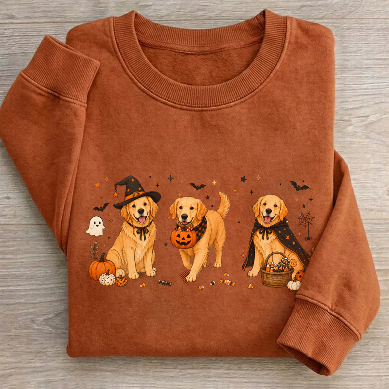 Halloween Golden Retriever Sweatshirt