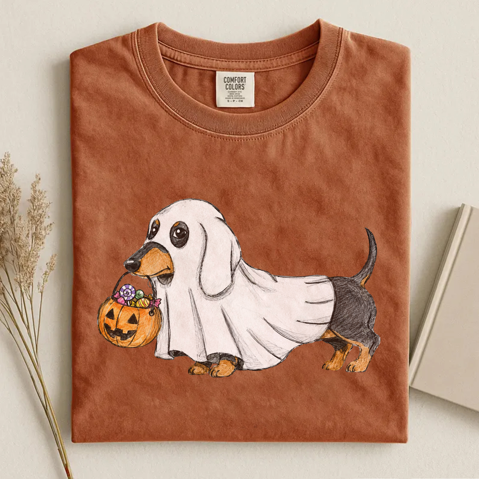 Dachshund Halloween T-shirt