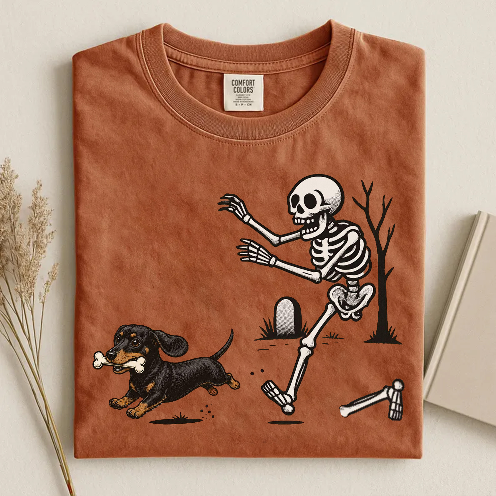 Halloween Dachshund Dog T-shirt