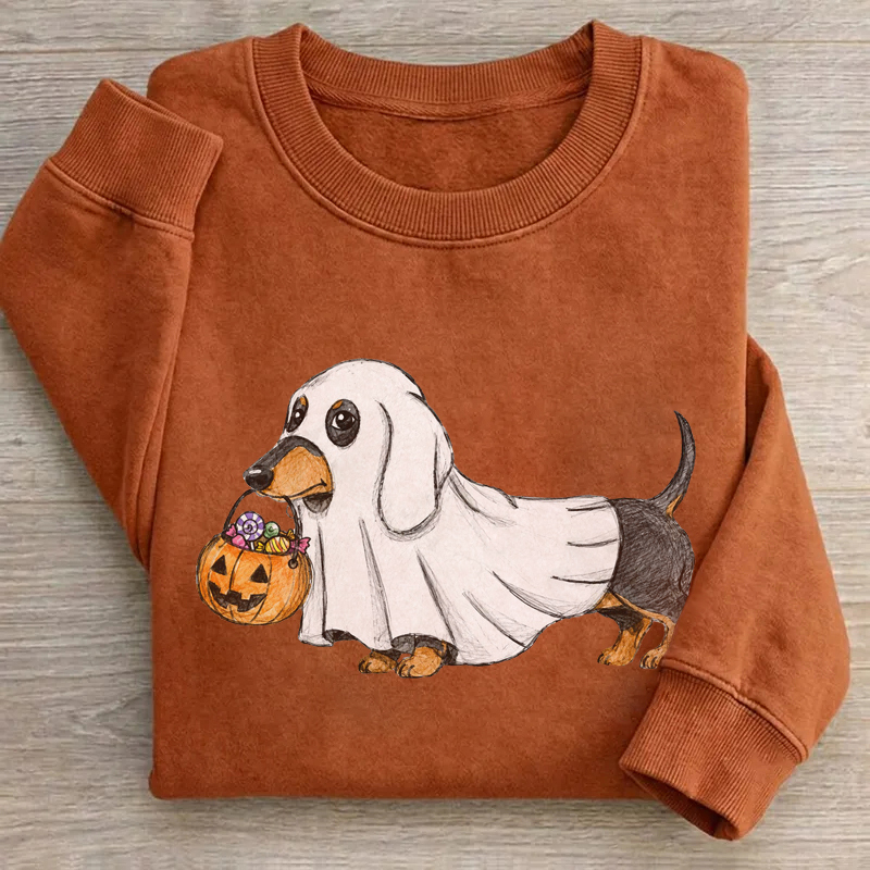 Dachshund Halloween Sweatshirt