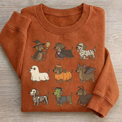 Dachshund Halloween Sweatshirt
