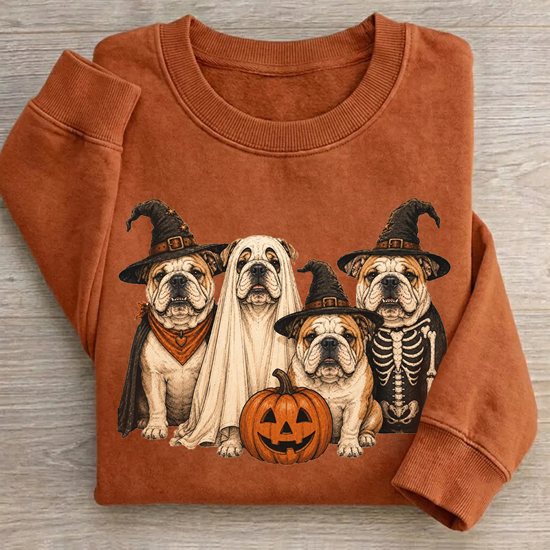 Halloween English Bulldog Sweatshirt