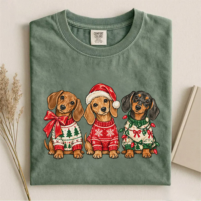 Christmas Dachshund T-shirt