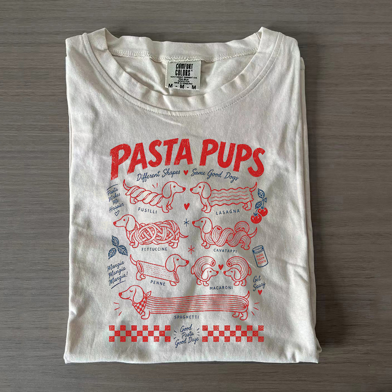 Pasta Pups Dachshund T-shirt