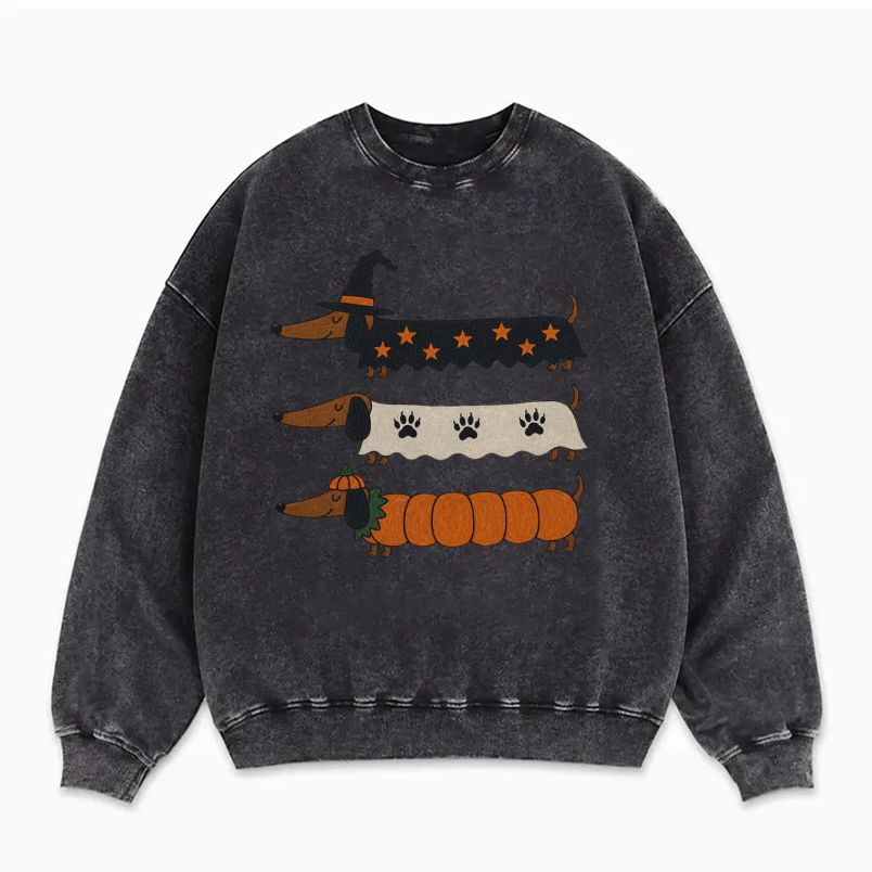 Halloween Dachshund Sweatshirt