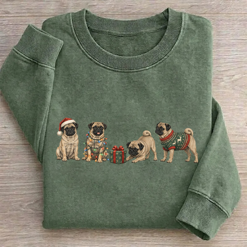 Christmas Bulldog Sweatshirt