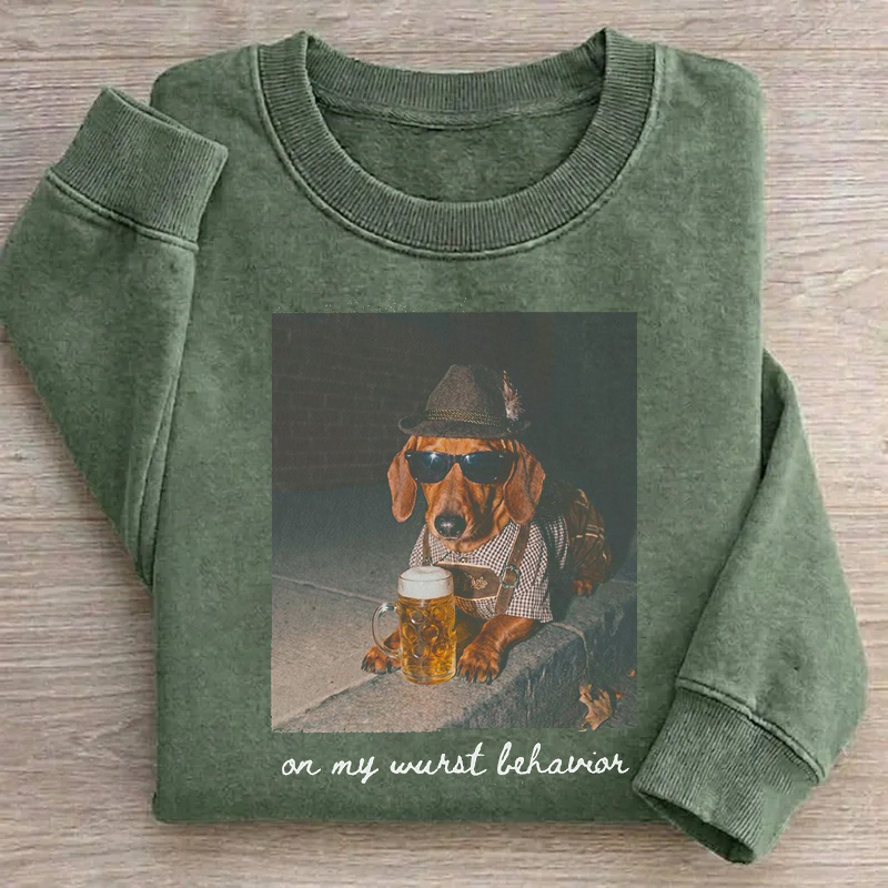 Dachshund Dog Oktoberfest Sweatshirt