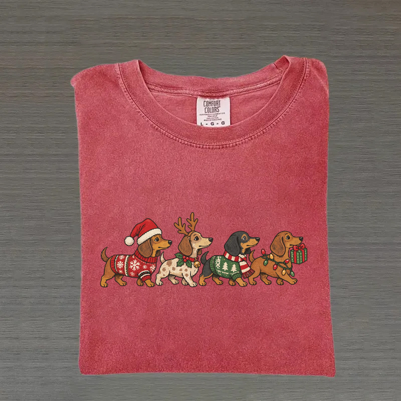 Christmas Dachshund T-shirt