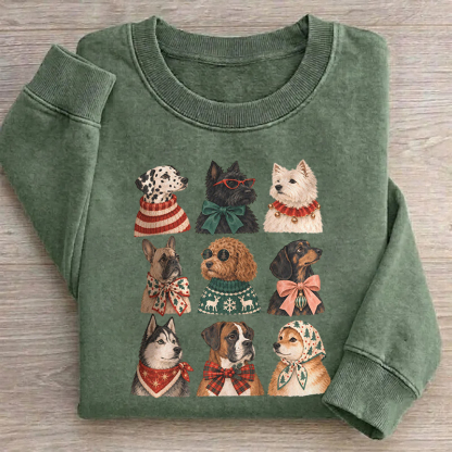Christmas Dogs Sweatshirt