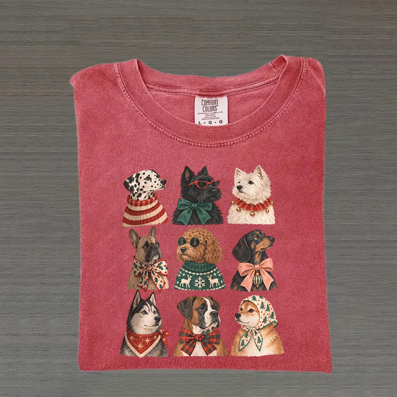 Christmas Dogs T-shirt