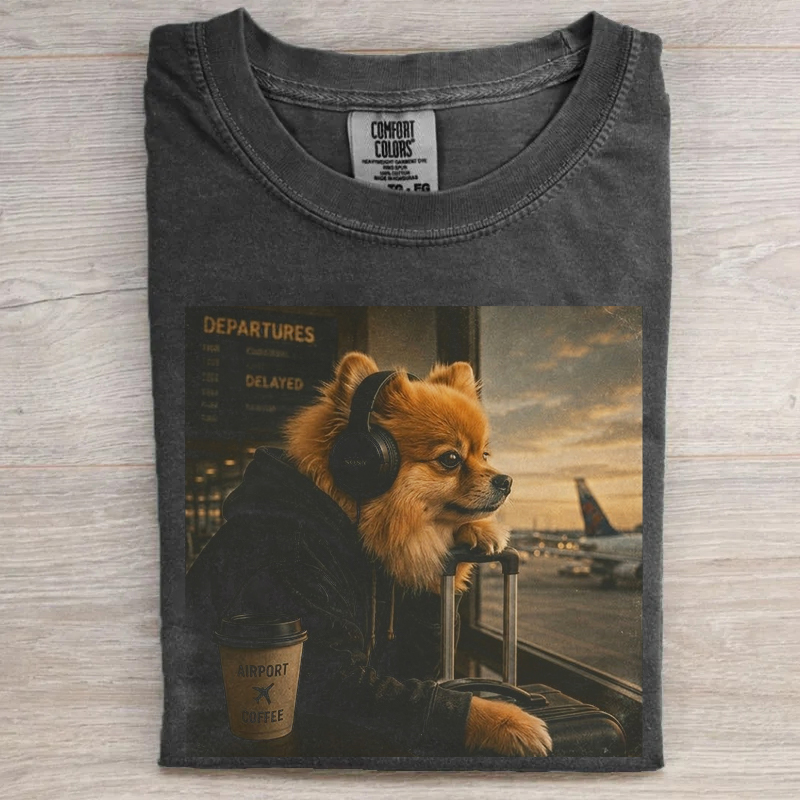Pomeranian Airport T-shirt
