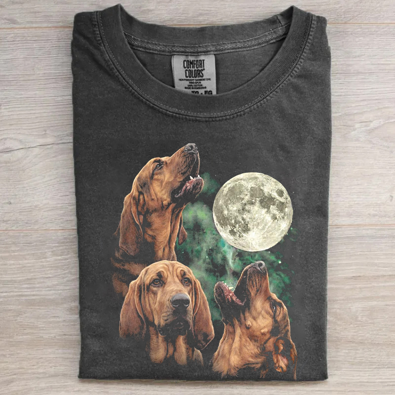 Three Bloodhound T-shirt
