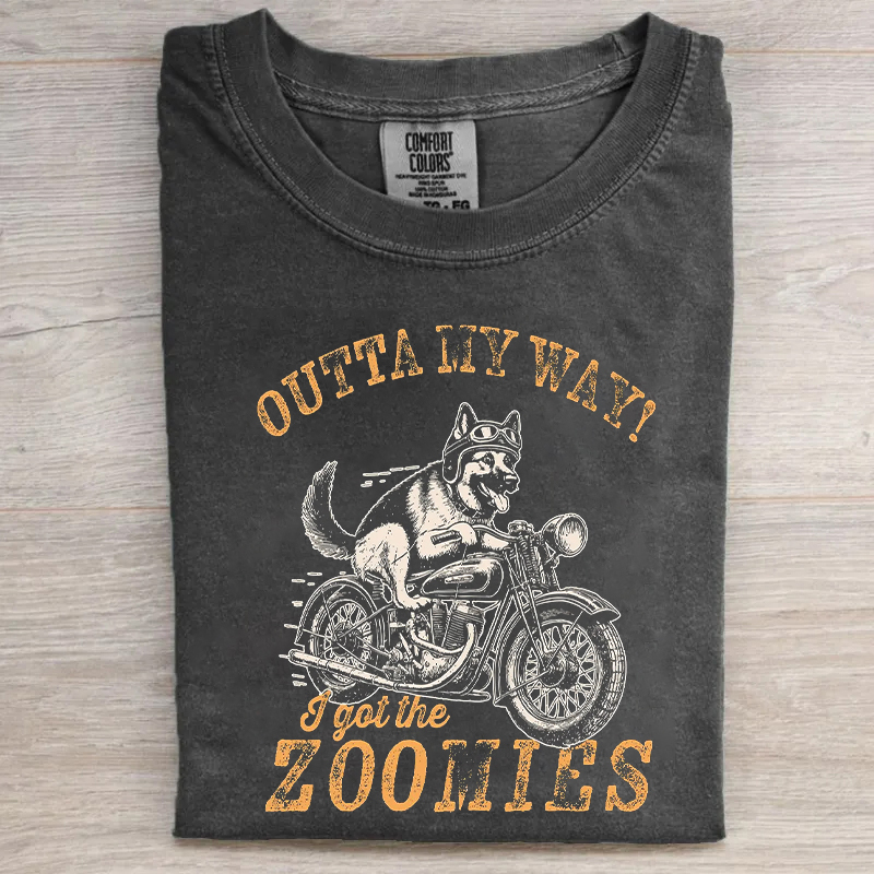 Moto Boho German Shepherd T-shirt