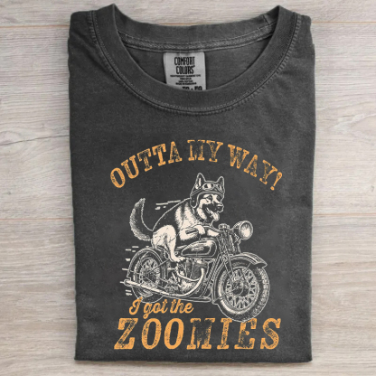 Moto Boho German Shepherd T-shirt