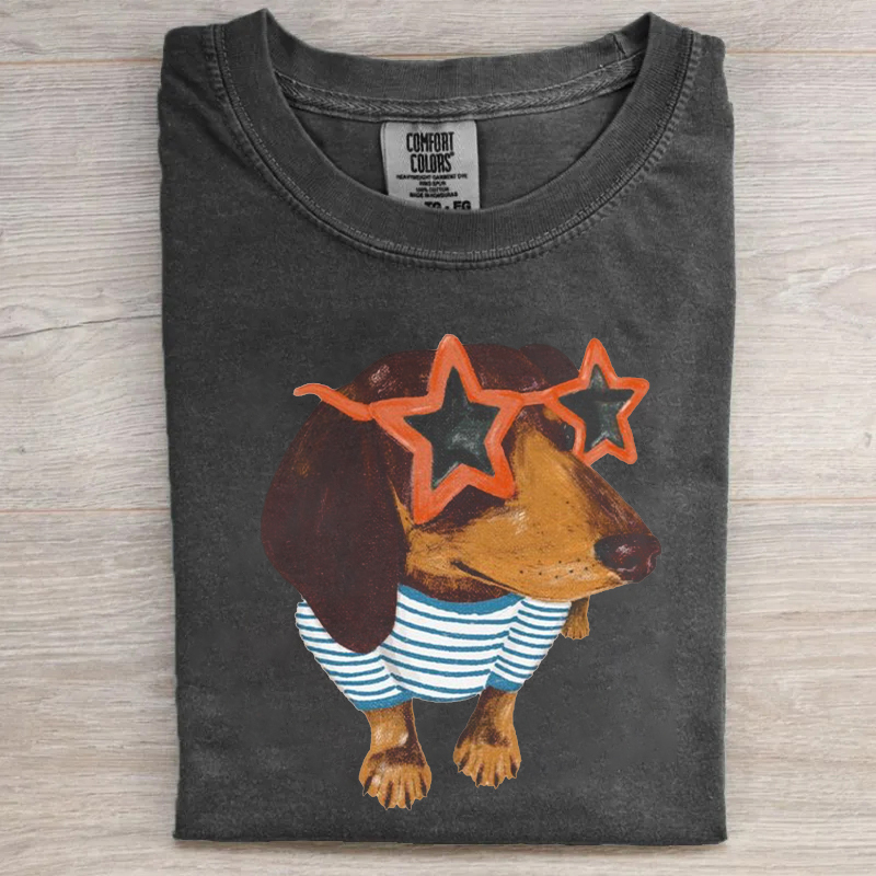 Cool Dachshund Graphic T-shirt