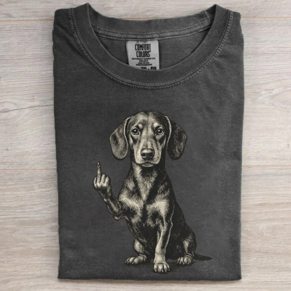 Savage Dachshund Graphic T-shirt