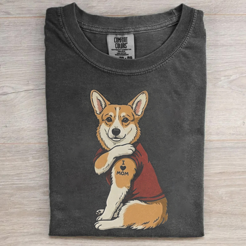 Corgi Featuring Tattooed T-shirt
