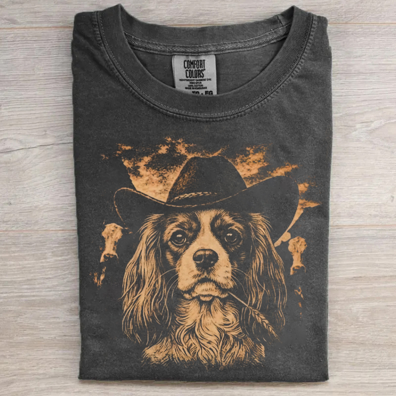 Cavalier King Charles Spaniel Western T-shirt