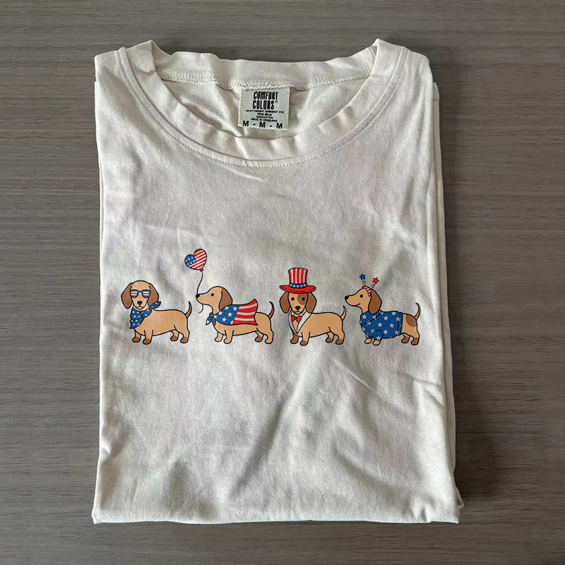 Patriotic Dachshund T-shirt