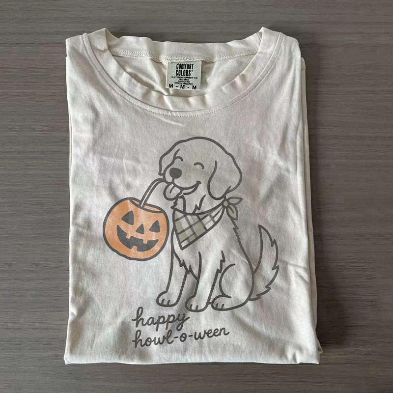 Golden Retriever Halloween T-shirt