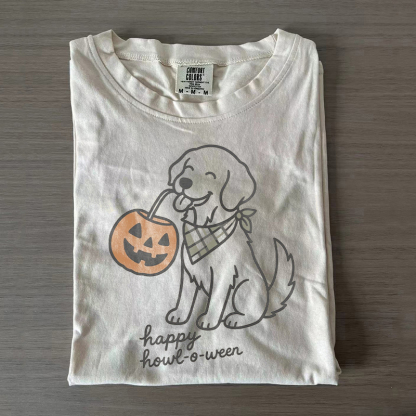 Golden Retriever Halloween T-shirt