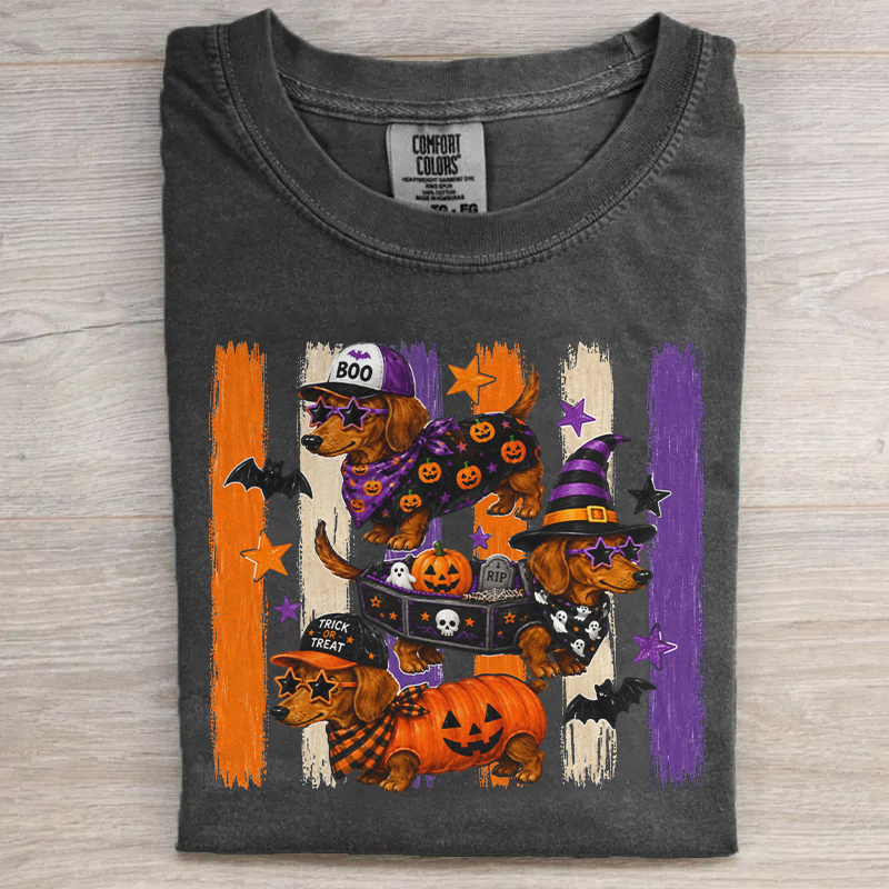 Halloween Dachshund T-shirt