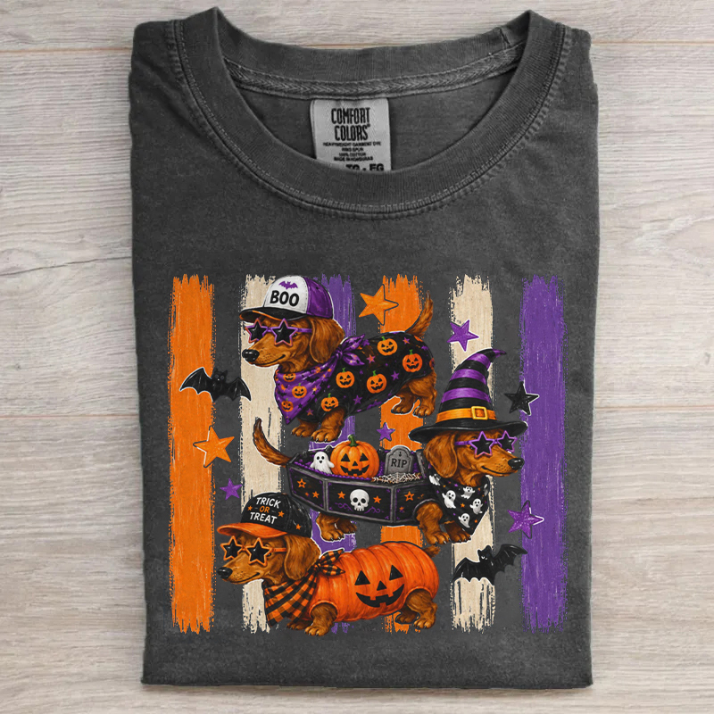 Halloween Dachshund T-shirt