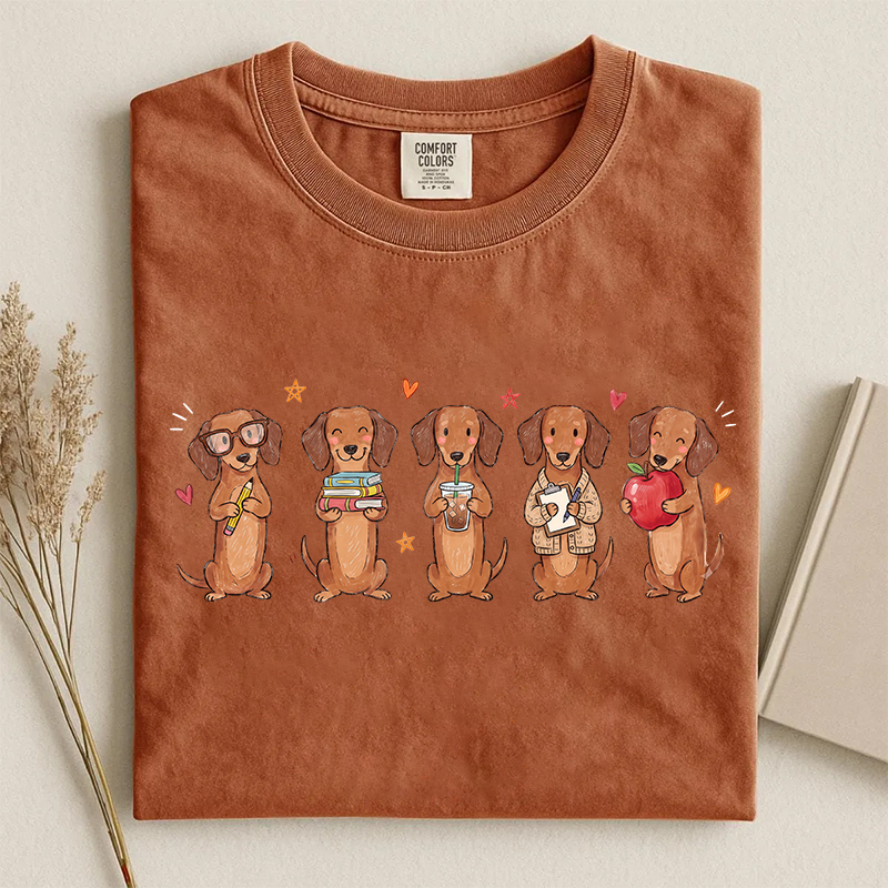 Dachshund Teacher T-shirt