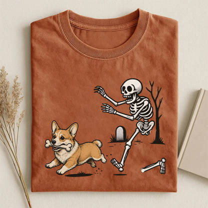 Halloween Corgi Dog T-shirt