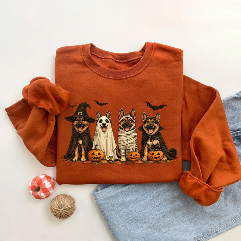 German Shepherd Halloween Sweatshirt
