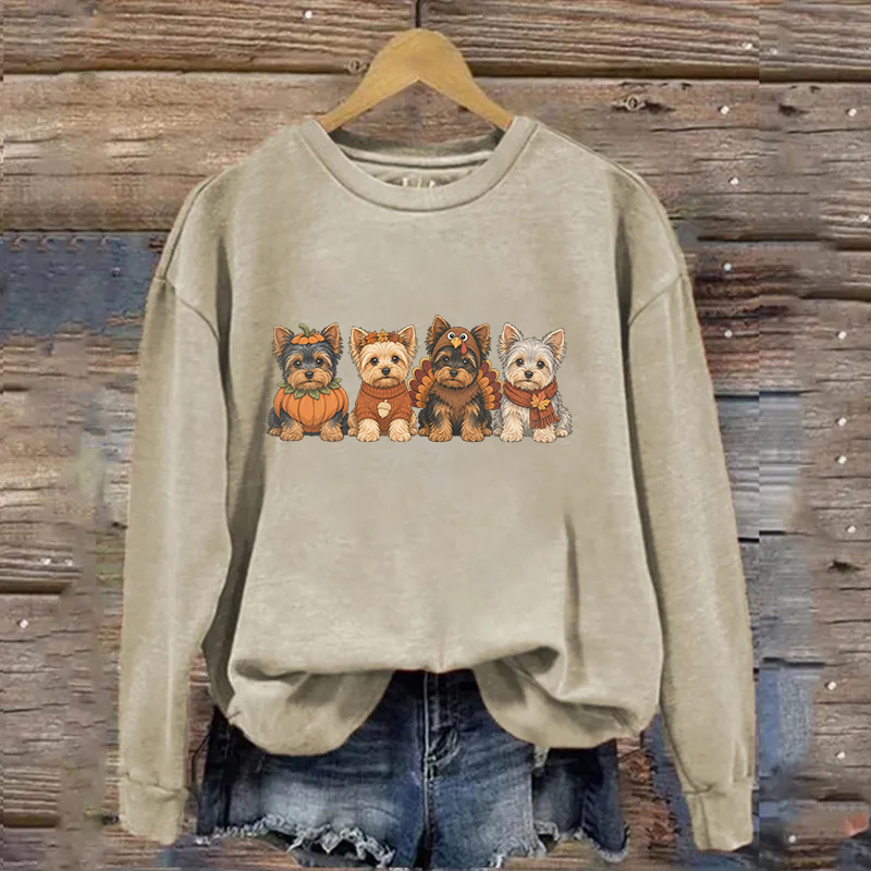 Cute Yorkie Dog Sweatshirt