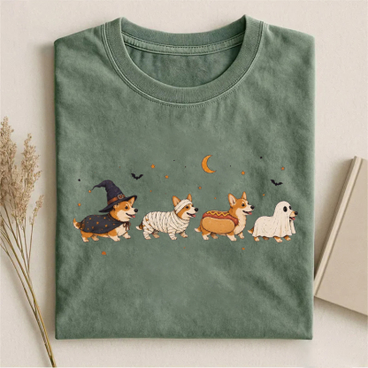 Halloween Corgi T-shirt