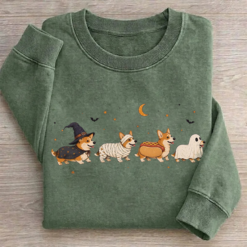 Cute Halloween Corgi Sweatshirt