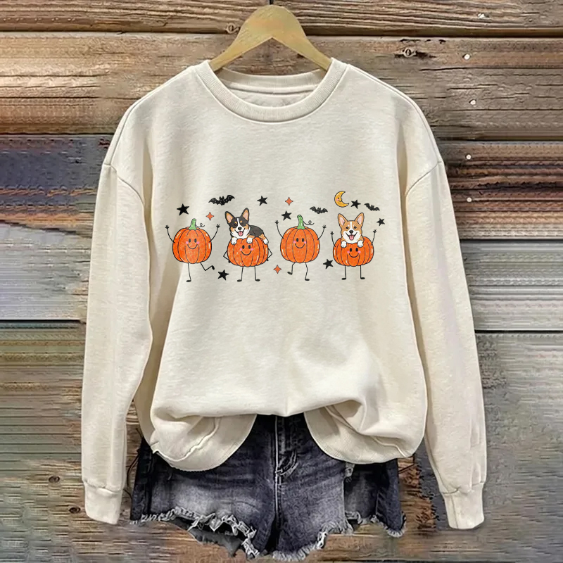 Cute Halloween Corgi Sweatshirt