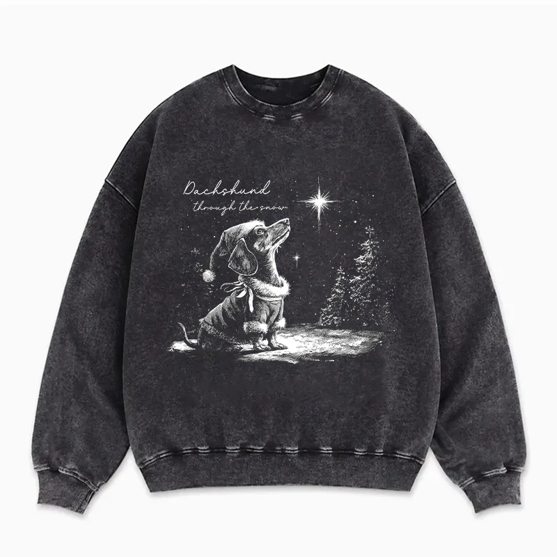 Cute Christmas Dachshund Sweatshirt