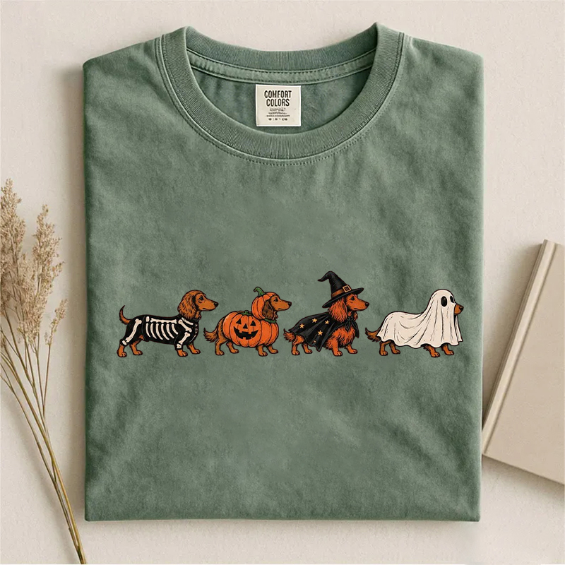 Halloween Dachshund Dog T-shirt