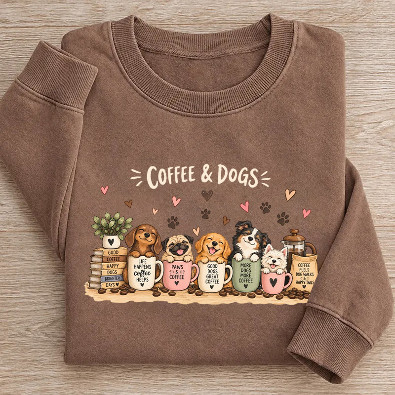 Coffee & Dogs Sweatshirt
