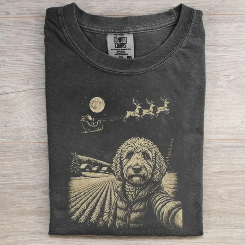 Christmas Goldendoodle T-shirt